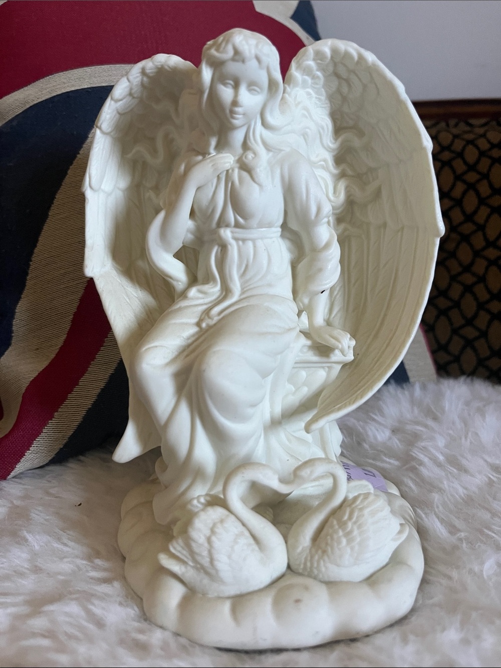 Partylite White Angel Sculpture Figurine Home Art Decor